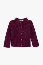 Cardigan - Violet Coton