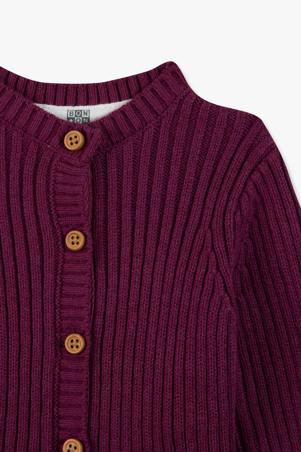 Cardigan - Violet Coton