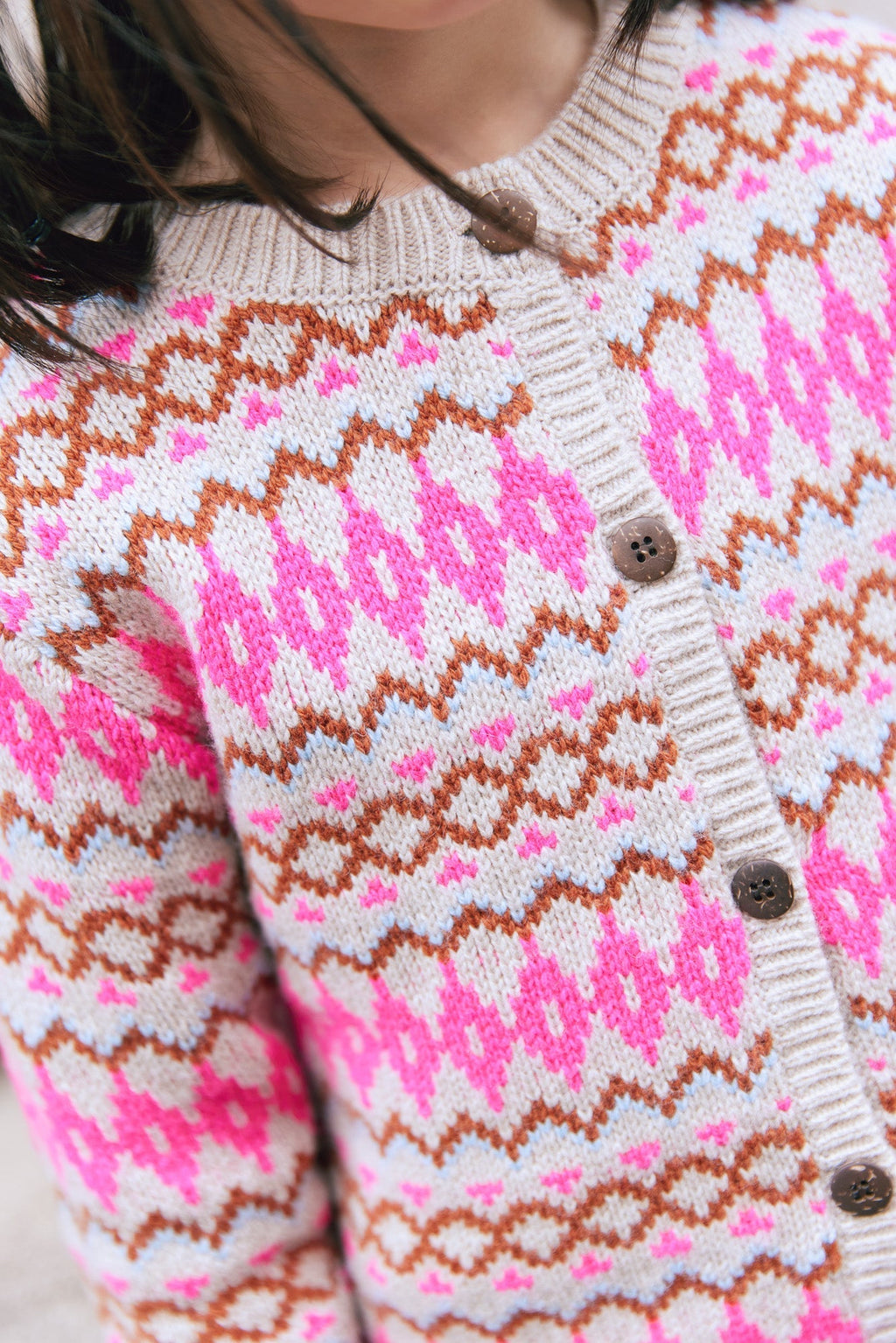 Cardigan - Lilou Jacquard Multicolore