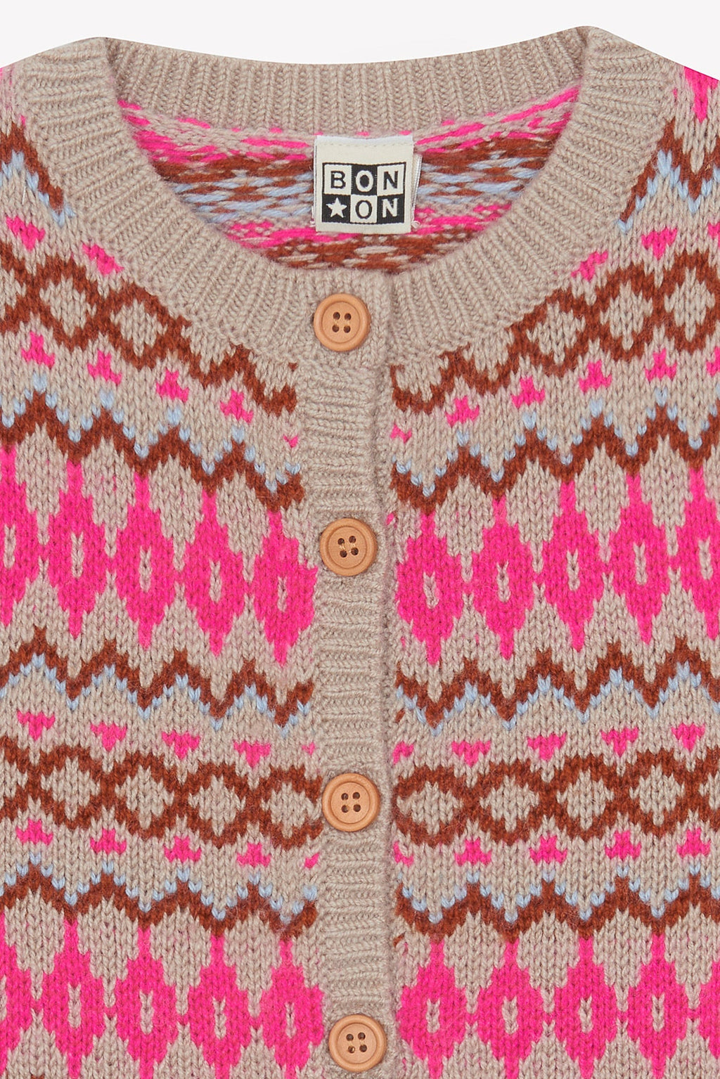 Cardigan - Lilou Jacquard Multicolore