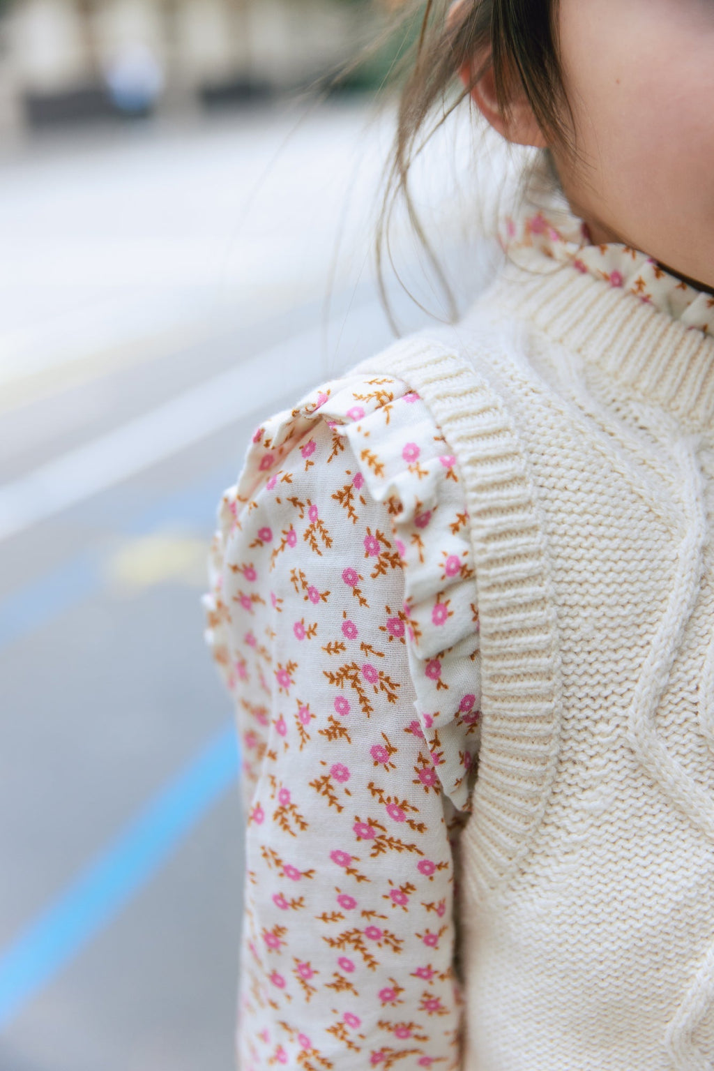 Blouse - Dory Imprimé Fleuri Rose