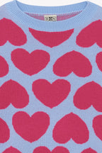 Pull - Lovely Bleu Coeur