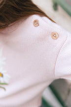 Pull - Misty Rose Broderie Fleuri