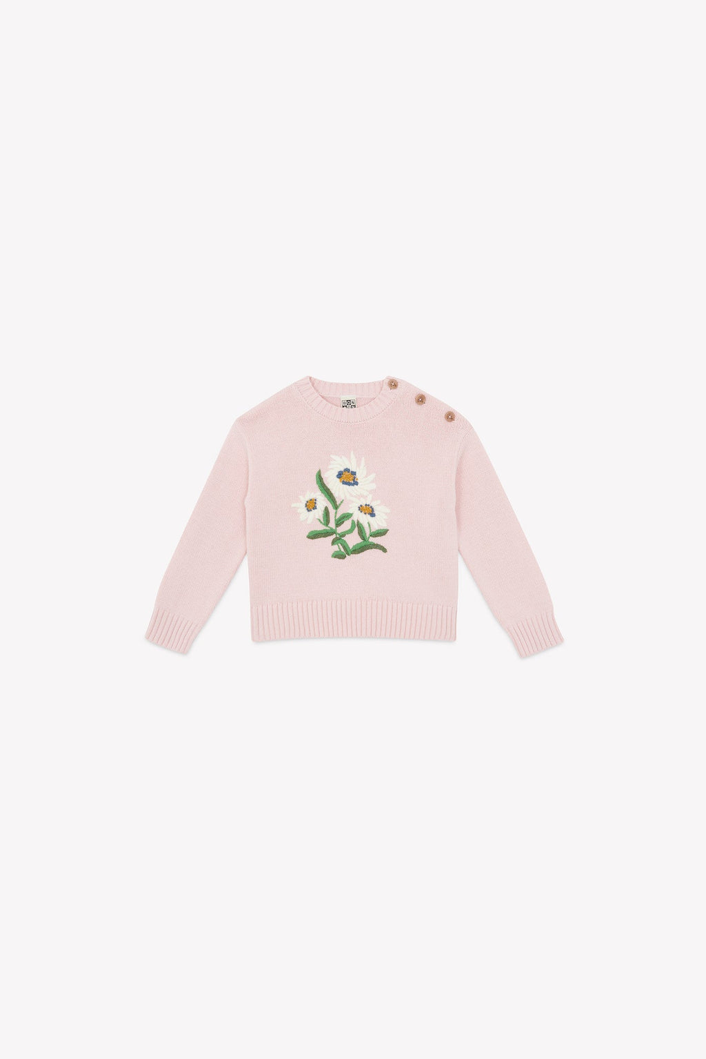 Pull - Misty Rose Broderie Fleuri