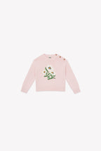 Pull - Misty Rose Broderie Fleuri