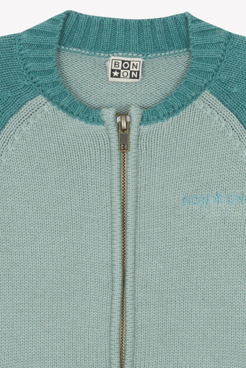 Cardigan - Teddy Vert Clair