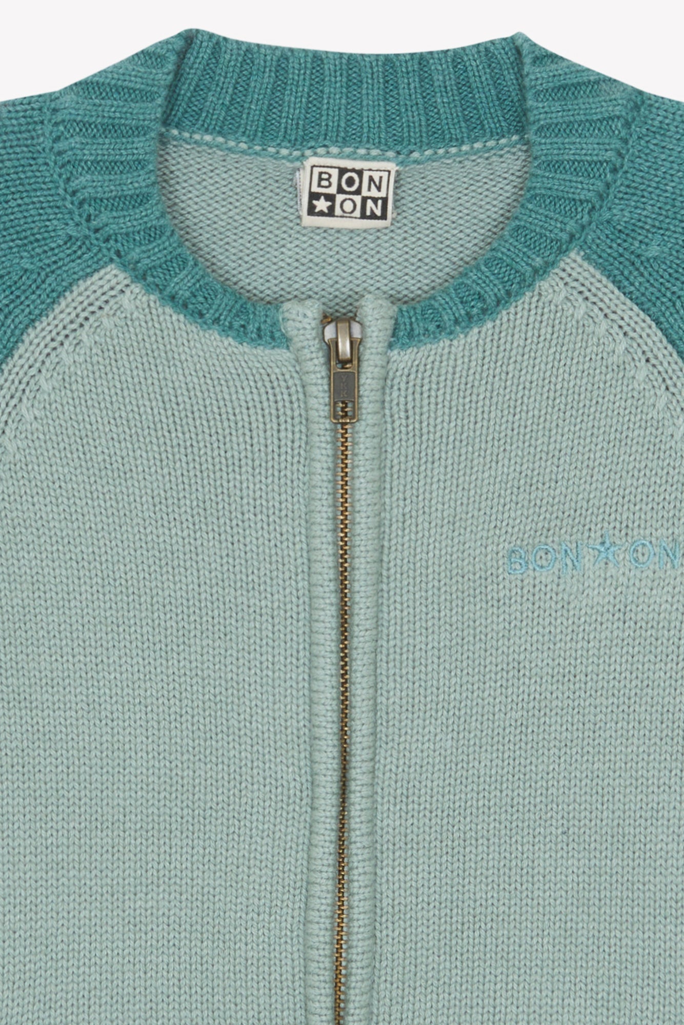 Cardigan - Teddy Vert Clair