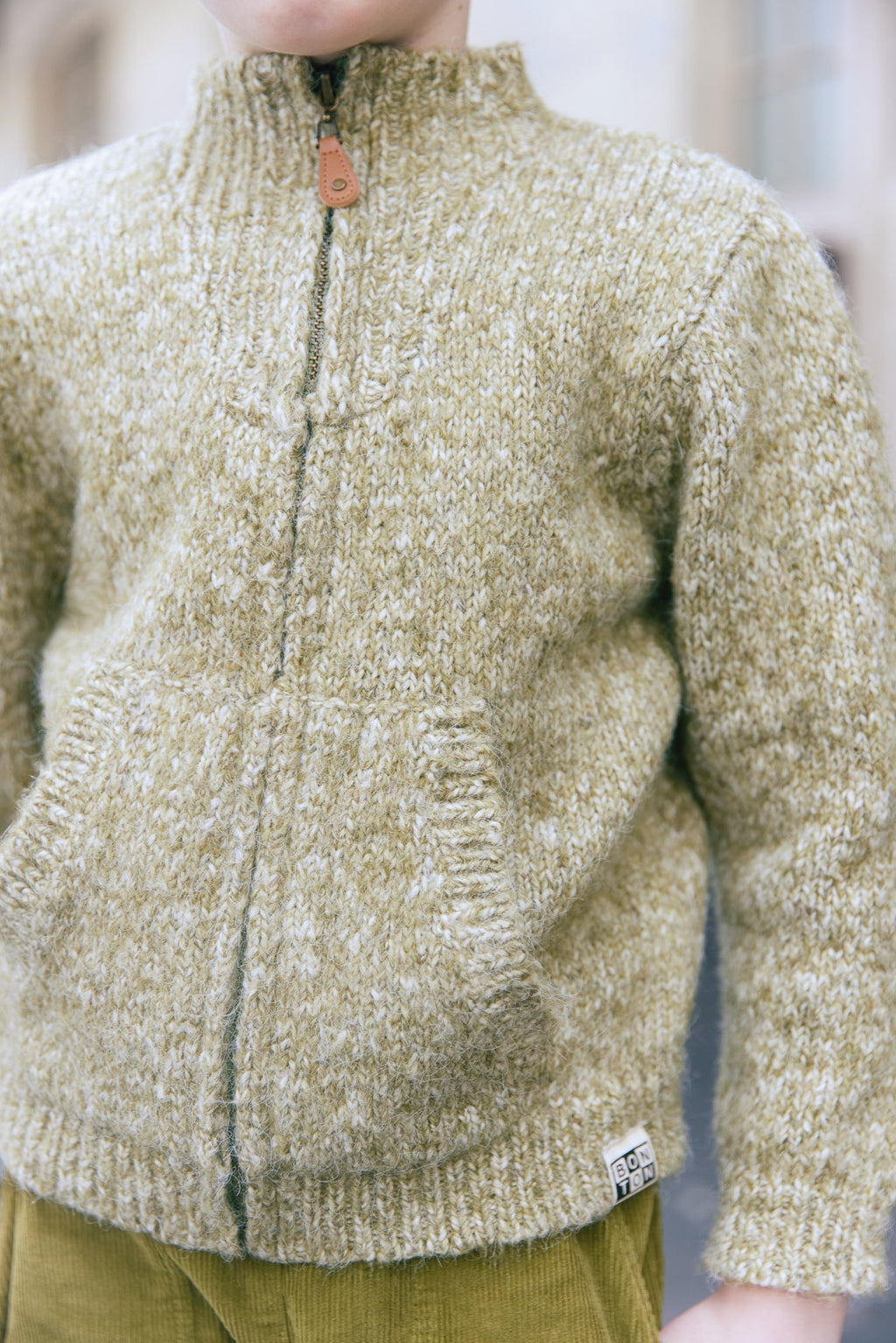Cardigan - Hans Vert Chiné