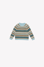 Pull - Joris Jacquard Aqua