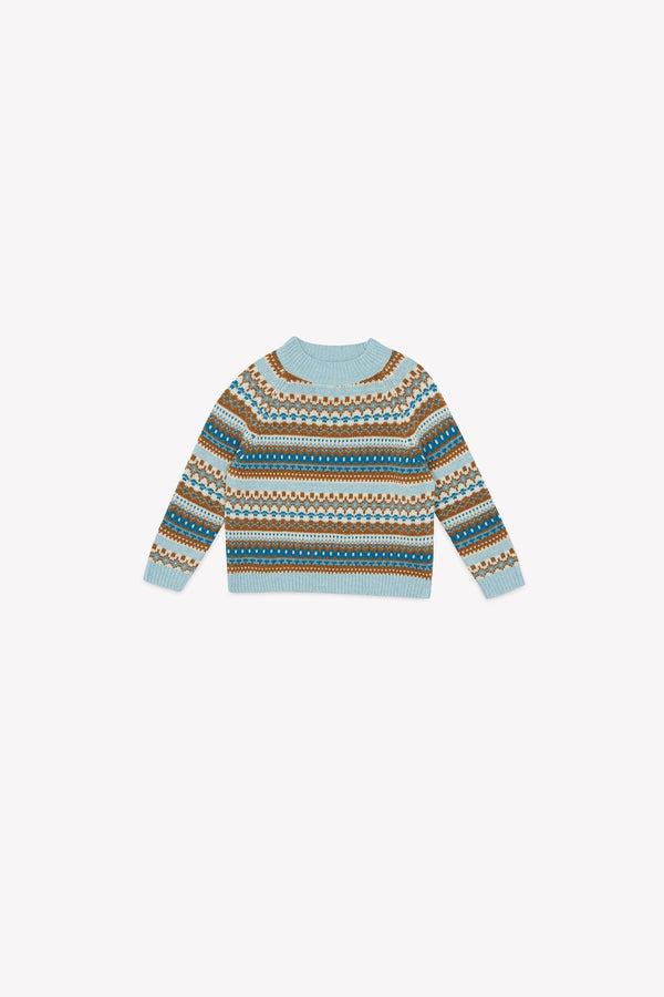 Pull - Joris Jacquard Aqua