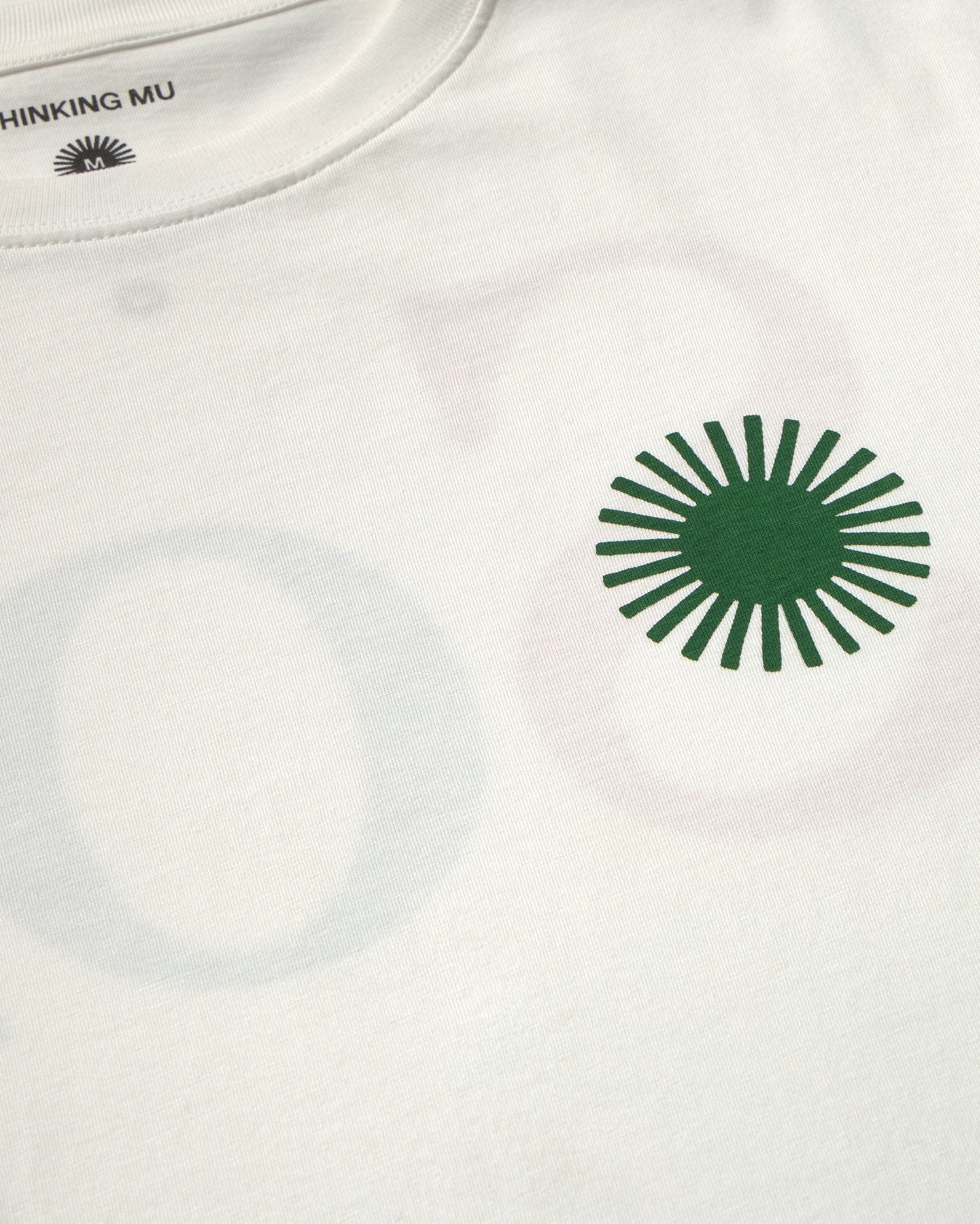 Camiseta blanca sol type Aaron sostenible - silueta 2