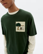 Camiseta bordada house Aaron sostenible - 3