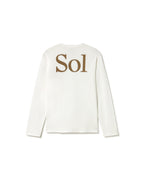 Camiseta blanca sol type Emilio sostenible - silueta 2