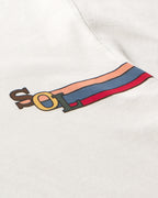Camiseta blanca sol colors Zach sostenible - silueta 2