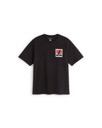 Camiseta negra patched optimist Zach sostenible silueta - 1