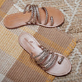 Couleur Pourpre - Mules Mumbai - Doré