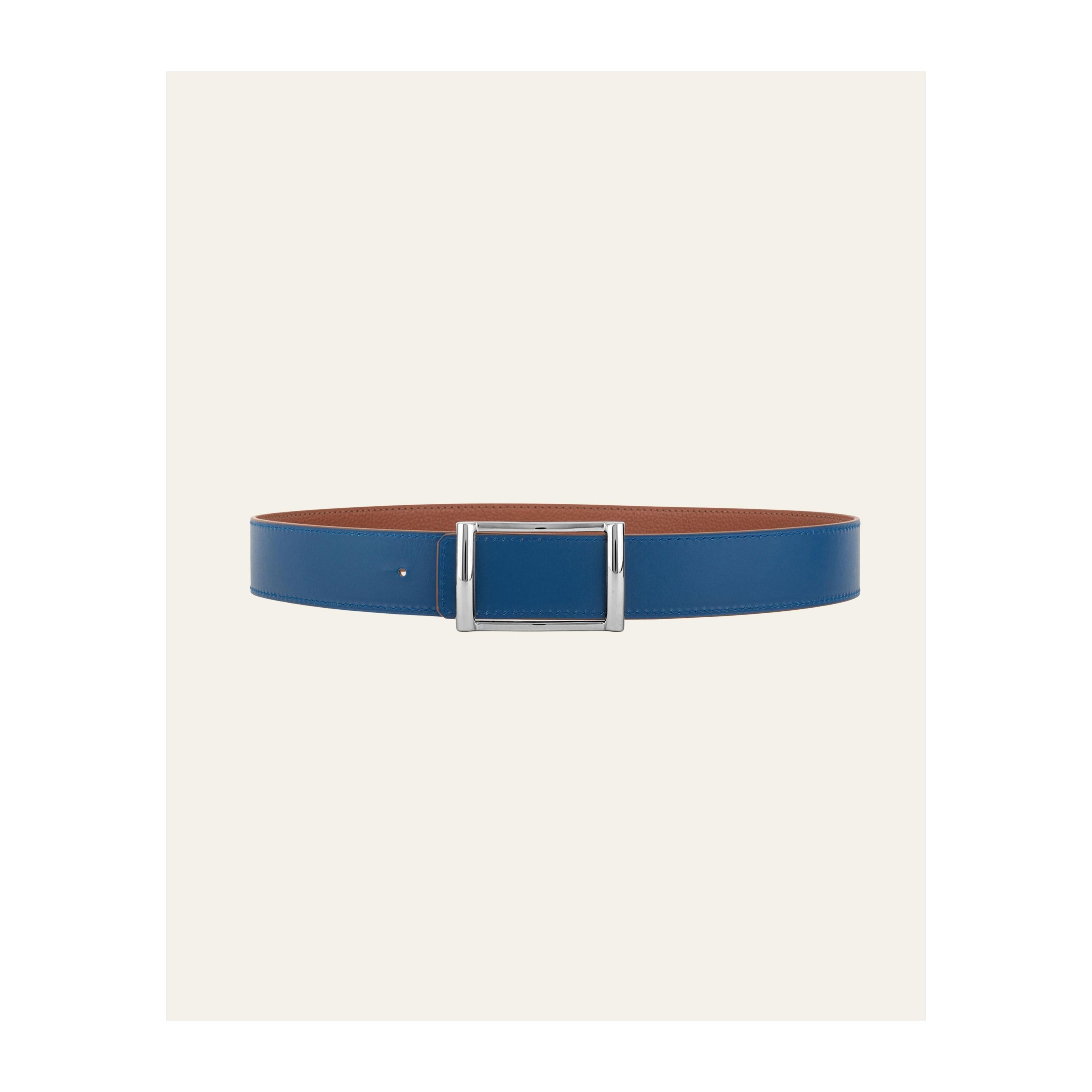 Ceinture Les Astucieux Bleu Et Havane