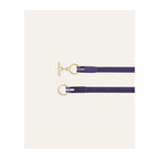 Ceinture L'Attachante Cuir De Saumon Violette Irisée