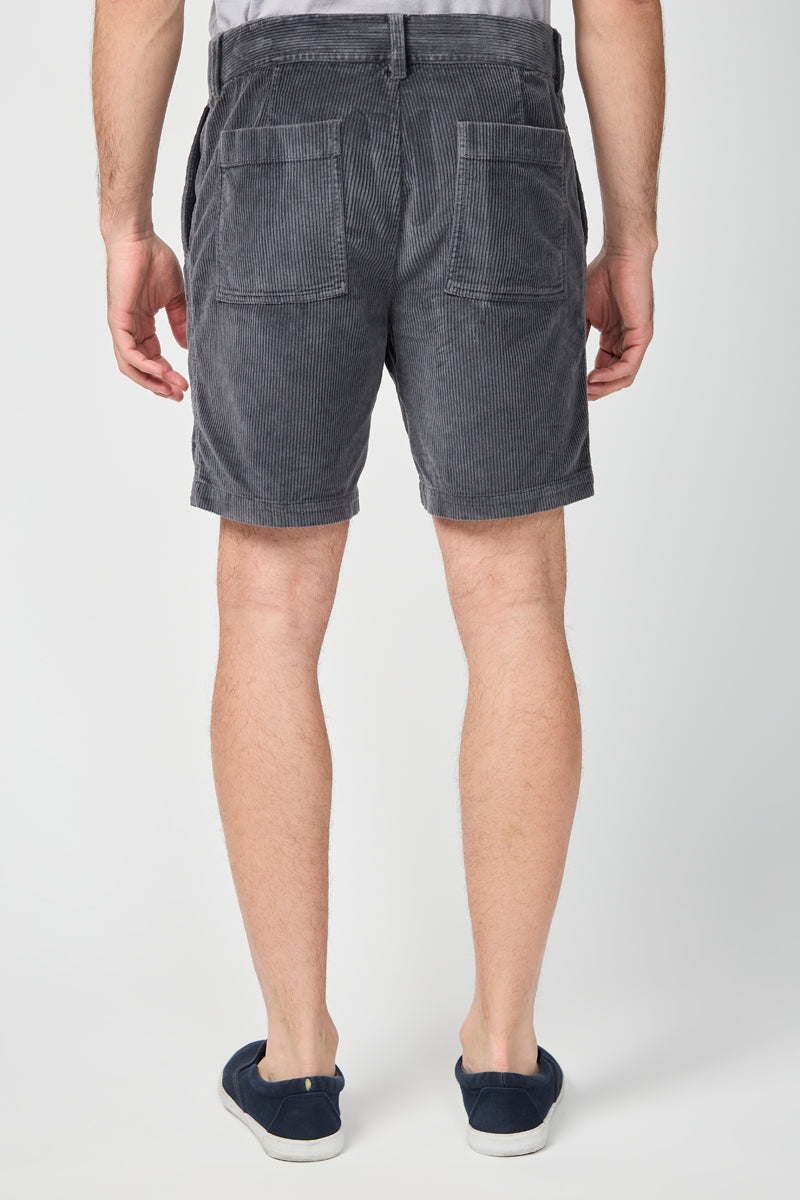 Short Rétro En Velours Côtelé Avec Poche - Maine Pigment - Homme