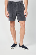 Short Rétro En Velours Côtelé Avec Poche - Maine Pigment - Homme