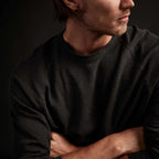Vintage Cotton Raglan Pullover - Ember Pigment - Homme