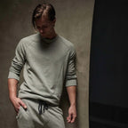Vintage Cotton Raglan Pullover - Ember Pigment - Homme