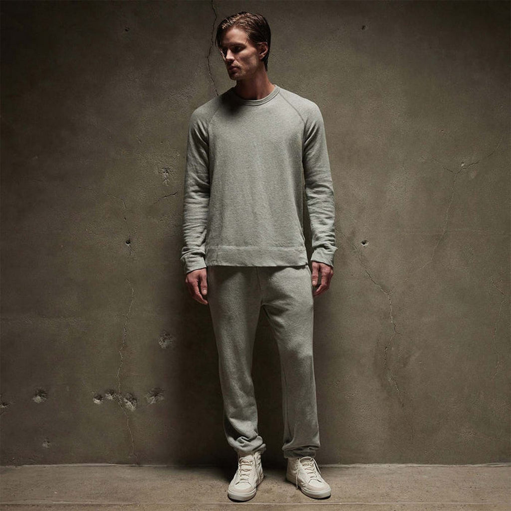 Vintage Cotton Raglan Pullover - Ember Pigment - Homme