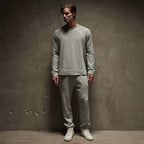 Vintage Cotton Raglan Pullover - Ember Pigment - Homme
