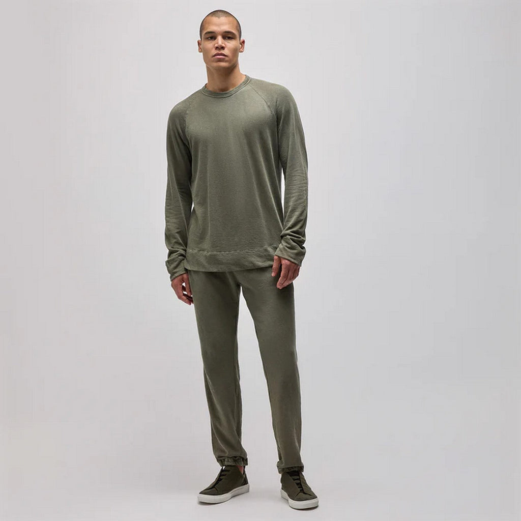 Vintage Cotton Raglan Pullover - Ember Pigment - Homme