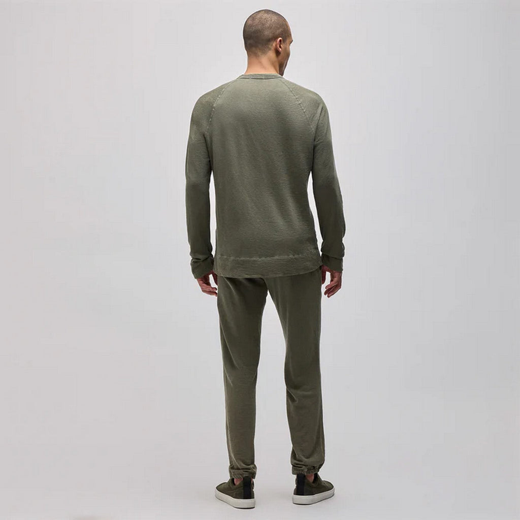 Vintage Cotton Raglan Pullover - Ember Pigment - Homme