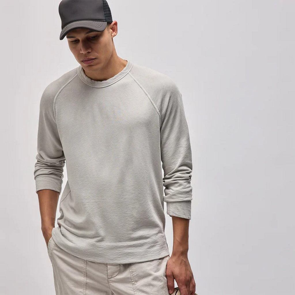 Vintage Cotton Raglan Pullover - Ember Pigment - Homme
