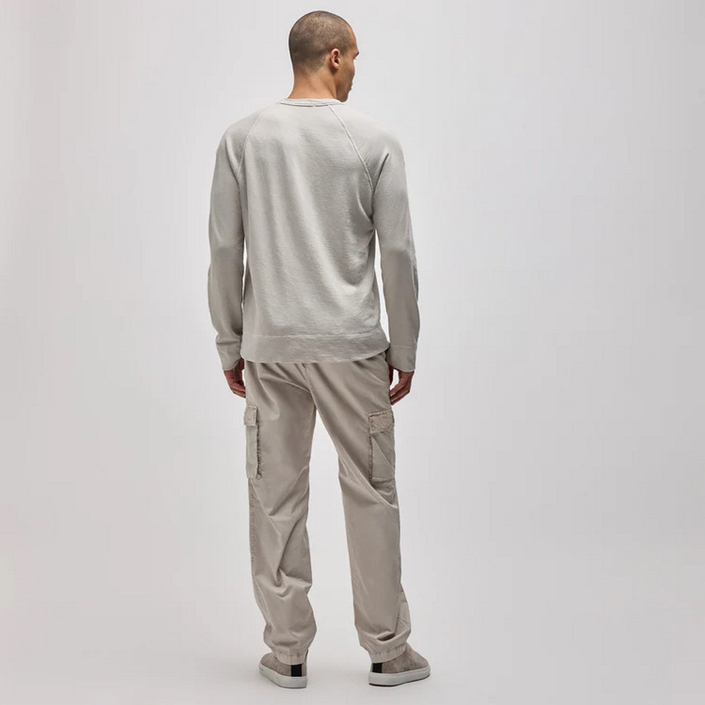 Vintage Cotton Raglan Pullover - Ember Pigment - Homme