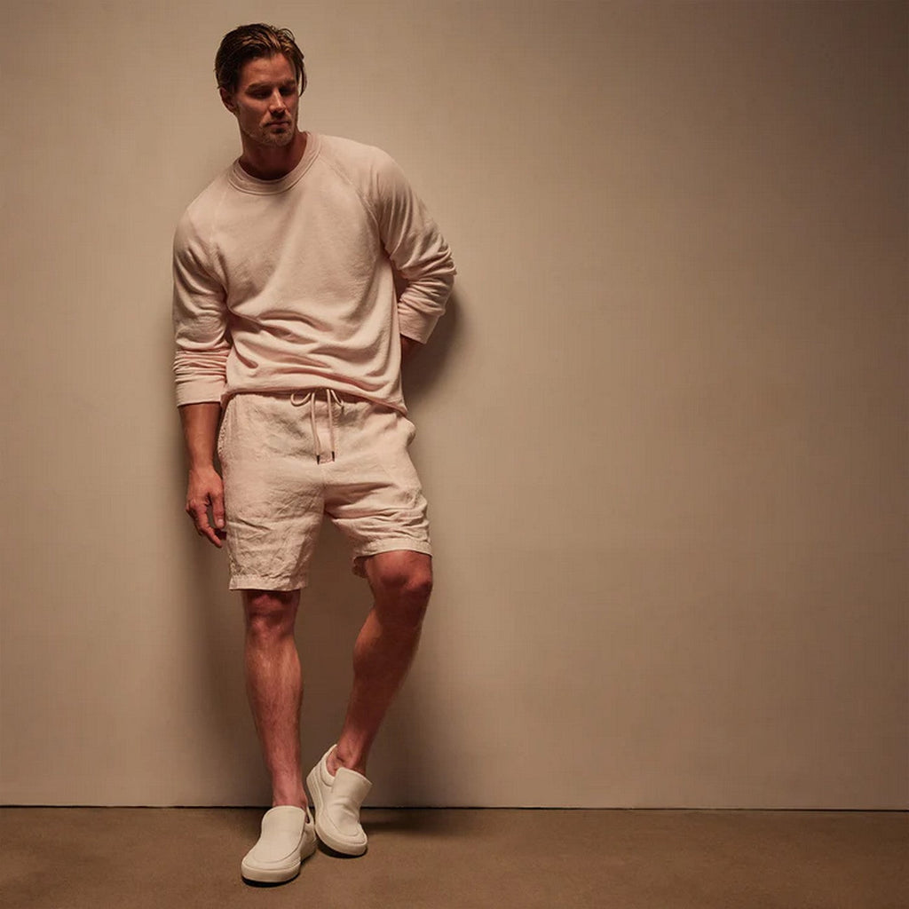 Vintage Cotton Raglan Pullover - Ember Pigment - Homme
