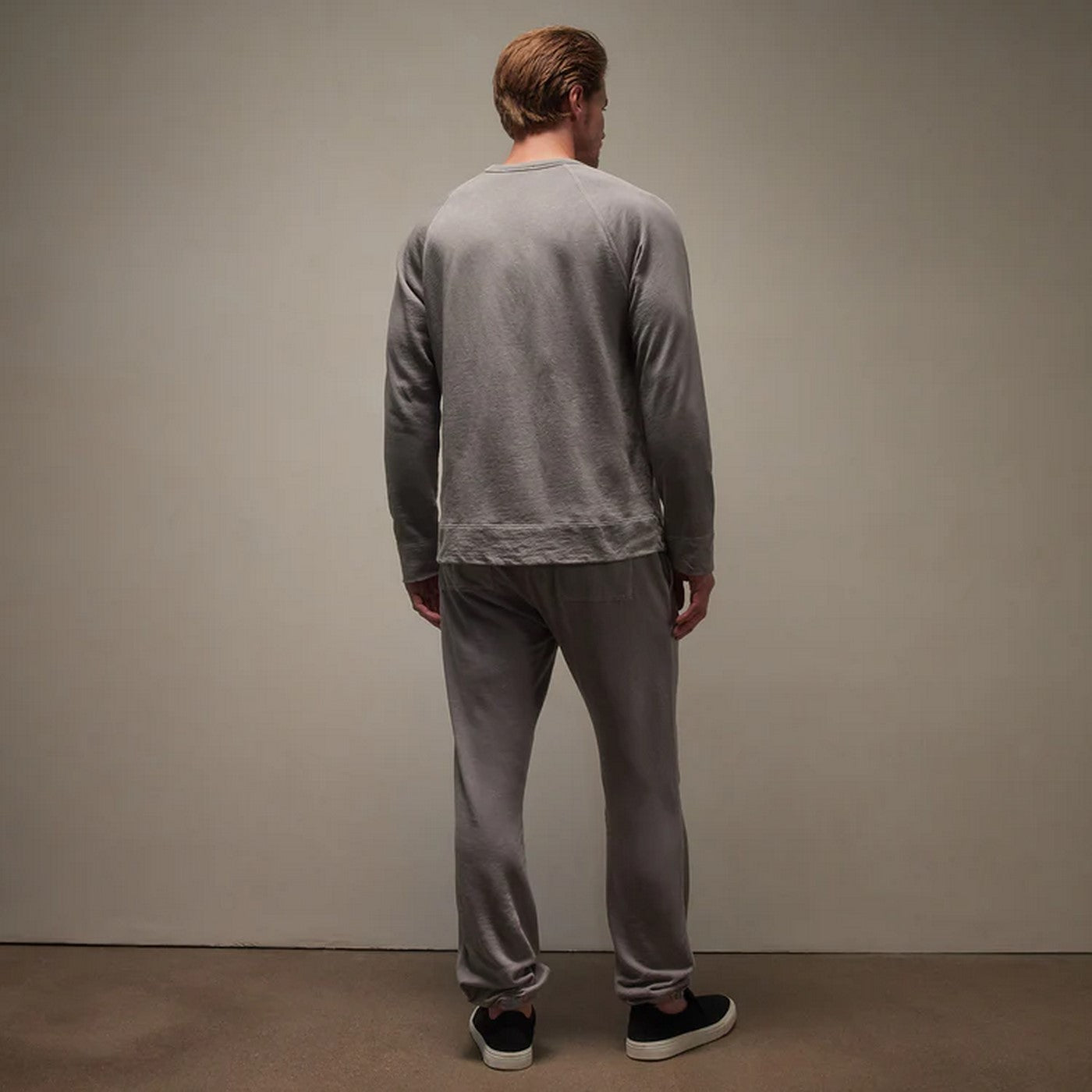 Vintage Cotton Raglan Pullover - Ember Pigment - Homme