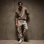 Vintage Cotton Raglan Pullover - Ember Pigment - Homme