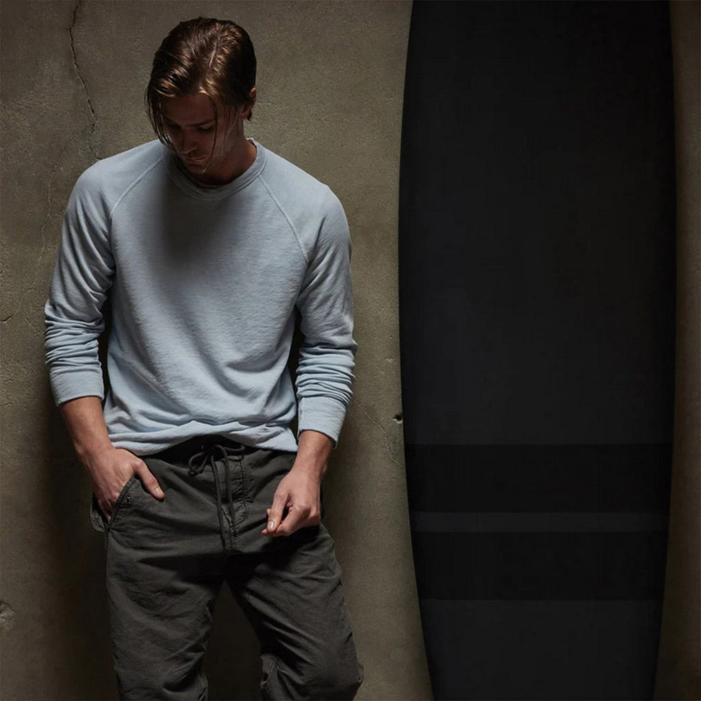 Vintage Cotton Raglan Pullover - Ember Pigment - Homme