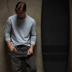 Vintage Cotton Raglan Pullover - Ember Pigment - Homme