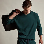 Vintage Cotton Raglan Pullover - Ember Pigment - Homme