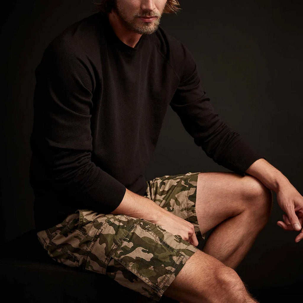 Vintage Cotton Raglan Pullover - Ember Pigment - Homme