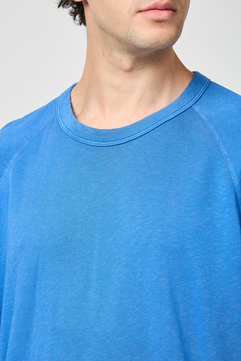 Sweat-Shirt Vintage French Terry - Pigment Bleu Électrique - Homme