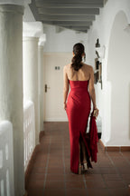 Robe Maelis - Coquelicot