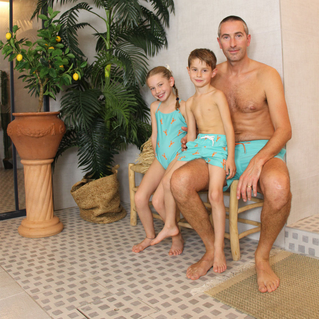 Maillot De Bain 1 Pièce Fille - Le Petit Immergé Aqua