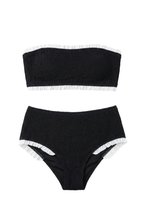 Maillot Deux Pièces Pomme - Noir Et Blanc
