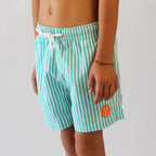 Maillot De Bain Enfant - Le Petit Immergé Aqua Rayé