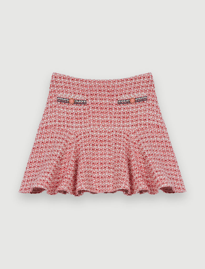 Maje - Jupe Jenetia - Rose / Rouge