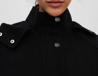Maje - Outerwear Gape - Noir