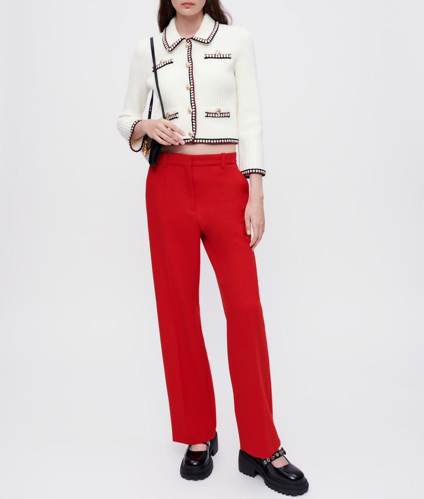 Maje - Pantalon Padlena - Rouge