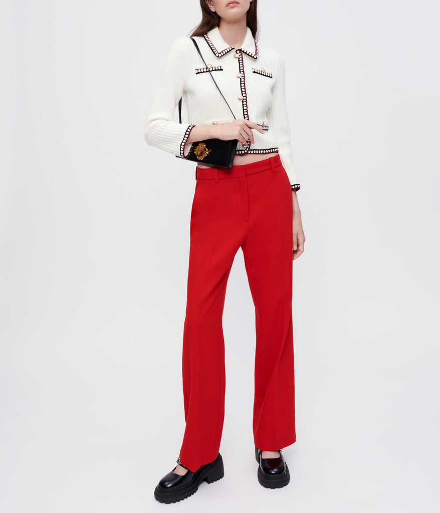 Maje - Pantalon Padlena - Rouge