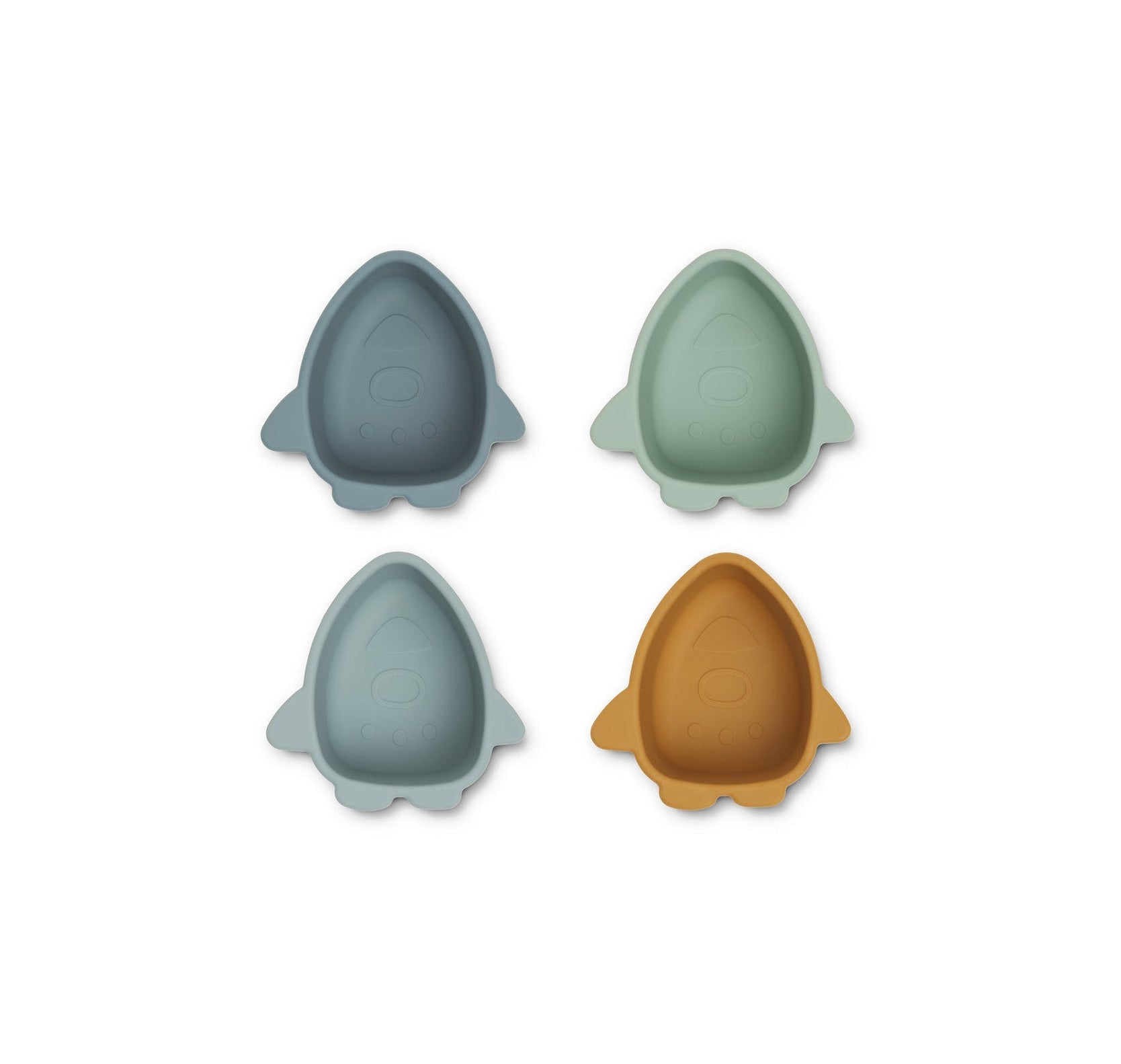 Bol Snack Incassable - Pack De 4 Malene - Space Blue Multi Mix