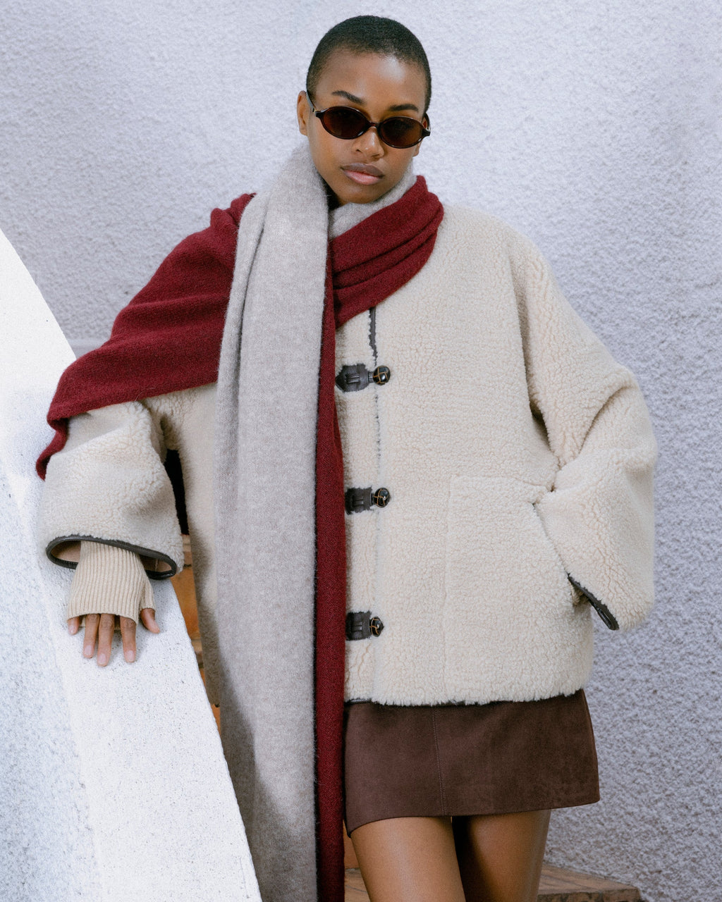Manteau Oversize Ecru Simon